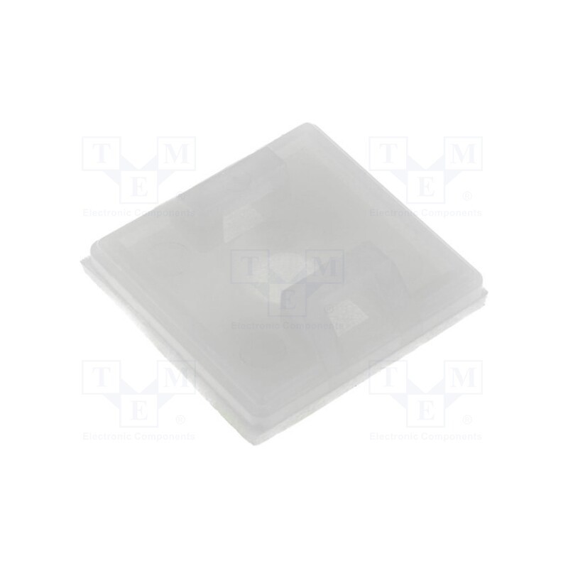 50 pcs : FIX-CM-18 - Holder, screw,self-adhesive, polyamide, UL94V-2, natural, B: 4mm