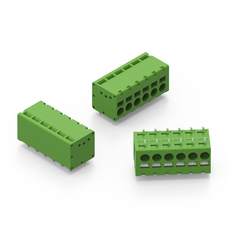 1 pcs - Wurth Elektronik WR-TBL Series PCB Terminal Block, 4-Contact, 5mm Pitch, Cable Mount, 1-Row