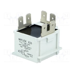10 pcs : X25U410M354MS - Filter: anti-interference, 250VAC, Cx: 0.1uF, Cy: 27nF, 16A