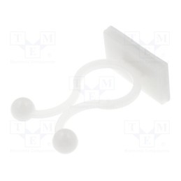 50 pcs : FIX-KL-14 - Cable clips, ØBundle : 14.8mm, polyamide, natural, UL94V-2