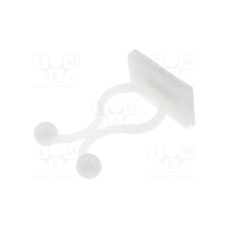 50 pcs : FIX-KL-14 - Cable clips, ØBundle : 14.8mm, polyamide, natural, UL94V-2