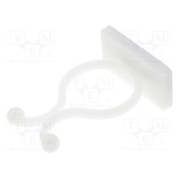 50 pcs : FIX-KL-16 - Cable clips, ØBundle : 17mm, polyamide, natural, UL94V-2, H: 37mm