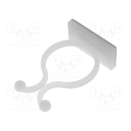 50 pcs : FIX-KL-19 - Cable clips, ØBundle : 20mm, polyamide, natural, UL94V-2, H: 39mm