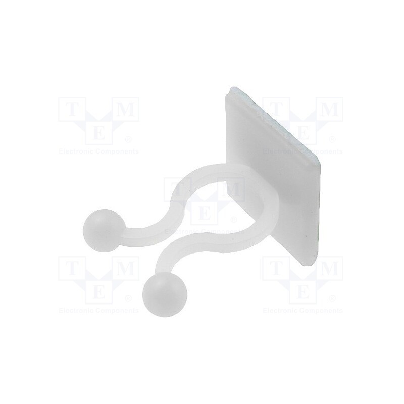 50 pcs : FIX-KL-4 - Cable clips, ØBundle : 10mm, polyamide, natural, UL94V-2, H: 27.3mm