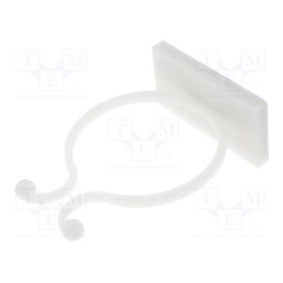 50 pcs : FIX-KL-5 - Cable clips, ØBundle : 34mm, polyamide, natural, UL94V-2, H: 56.2mm