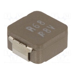10 pcs : MPXV1D1054LR68 - Inductor: ferrite, 680nH, Ioper: 27.6A, 2.3mΩ, ±20%, Isat: 37.5A