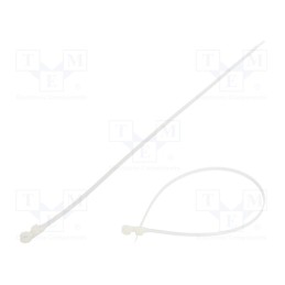 200 pcs : FIX-M-4.8X380/N - Cable tie, with a hole for screw mounting, L: 380mm, W: 4.8mm