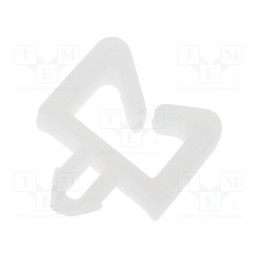 100 pcs : FIX-MWS-1 - Snap handle, polyamide, Int.width: 6.3mm, natural, UL94V-2