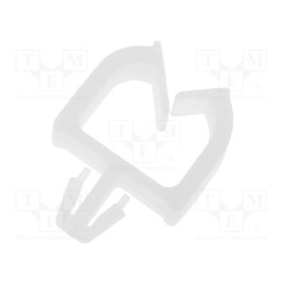 50 pcs : FIX-MWS-15 - Snap handle, polyamide, Int.width: 8.3mm, natural, UL94V-2