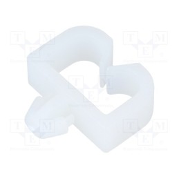 50 pcs : FIX-MWS-19 - Snap handle, polyamide, Int.width: 9mm, natural, UL94V-2