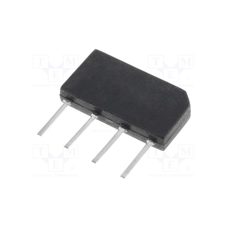 10 pcs : B40C1500B - Bridge rectifier: single-phase, Urmax: 80V, If: 1.5A, Ifsm: 50A