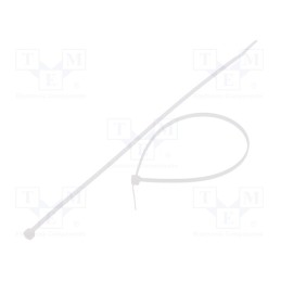 200 pcs : FIX-S-2.5X200/N - Cable tie, L: 200mm, W: 2.5mm, polyamide, 80N, natural, Ømax: 50mm