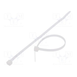 200 pcs : FIX-S-3.6X140/N - Cable tie, L: 140mm, W: 3.6mm, polyamide, 177N, natural, Ømax: 33mm