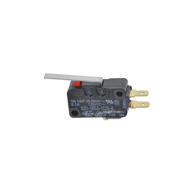 1 pcs - Omron Hinge Lever Micro Switch, Quick Connect Terminal, 16 A @ 250 V ac, SP-CO, IP40