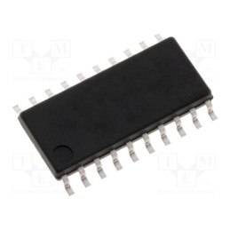 10 pcs : SN74HCT273DW - IC: digital, D flip-flop, Ch: 8, SMD, SO20, , HCT