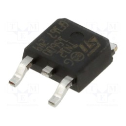 10 pcs : TN1215-600B - Thyristor, 600V, Ifmax: 12A, 8A, Igt: 15mA, DPAK, SMD, , Ifsm: 110A