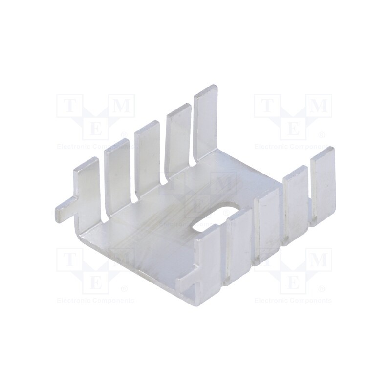 10 pcs : FK 222 MI - Heatsink: moulded, TO220, L: 33mm, W: 25.4mm, H: 12.7mm, 20K/W, raw