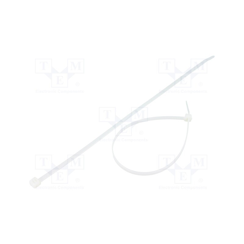 200 pcs : FIX-S-4.8X280T/N - Cable tie, L: 280mm, W: 4.8mm, polyamide, 333N, natural, Ømax: 76mm