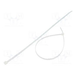 200 pcs : FIX-S-4.8X300S/N - Cable tie, L: 300mm, W: 4.8mm, polyamide, 222N, natural, Ømax: 83mm