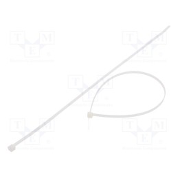200 pcs : FIX-S-4.8X350/N - Cable tie, L: 350mm, W: 4.8mm, polyamide, 222N, natural, Ømax: 90mm