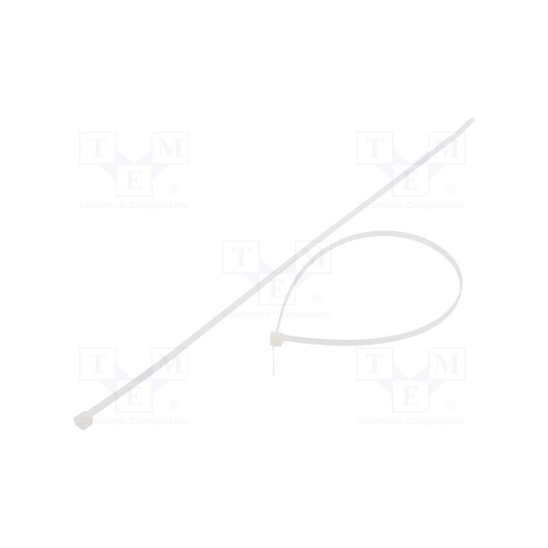 200 pcs : FIX-S-4.8X350/N - Cable tie, L: 350mm, W: 4.8mm, polyamide, 222N, natural, Ømax: 90mm