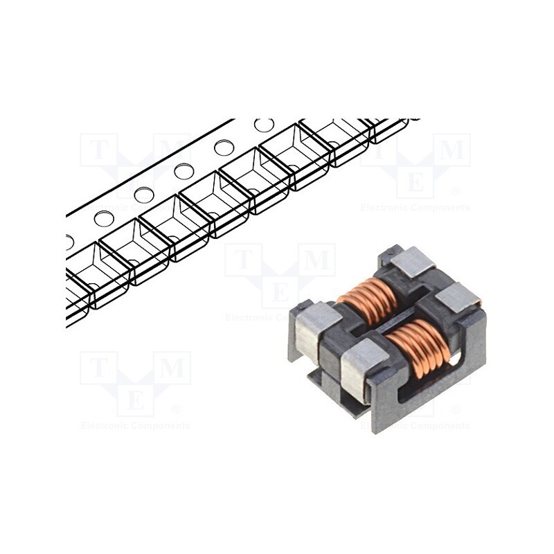 10 pcs : ACM1513-551-2PL-TLHF - Filter: anti-interference, R: 4mΩ, SMD, 10A, 50VDC, Rcoil: 4mΩ