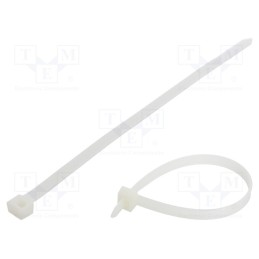 200 pcs : FIX-S-7.6X213/N - Cable tie, L: 213mm, W: 7.6mm, polyamide, 533N, natural, Ømax: 58mm
