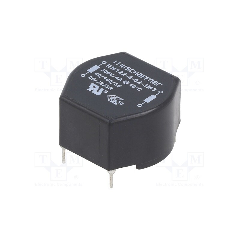 10 pcs : RN122-4-02-3M3 - Inductor: wire with current compensation, THT, 3.3mH, 4A, 46mΩ