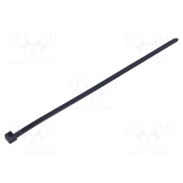 200 pcs : FIX-S-7.6X300S/BK - Cable tie, L: 300mm, W: 7.6mm, polyamide, 533N, black, Ømax: 83mm