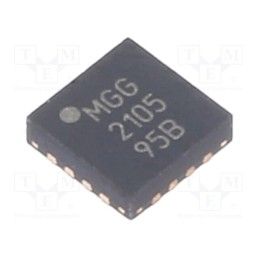 10 pcs : PIC16F15225-I/MG - IC: PIC microcontroller, 14kB, 32MHz, 1.8÷5.5VDC, SMD, QFN16, PIC16