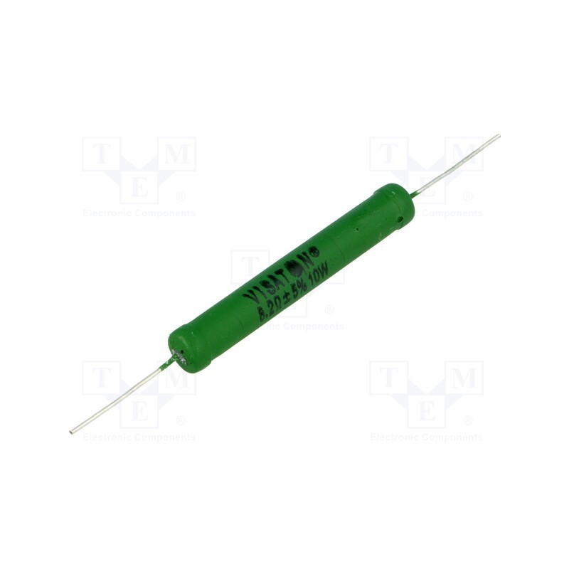 10 pcs : 5154 - Resistor: metal oxide, 8.2Ω, 10W, ±5%, audio