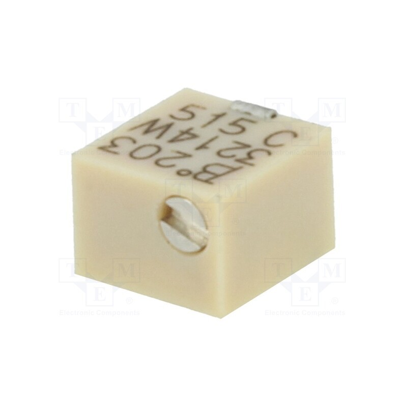 10 pcs : 3214W-1-203E - Potentiometer: mounting, vertical,multiturn, 20kΩ, 250mW, SMD