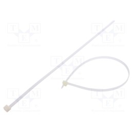 200 pcs : FIX-S-7.6X450S/N - Cable tie, L: 450mm, W: 7.6mm, polyamide, 533N, natural, Ømax: 130mm