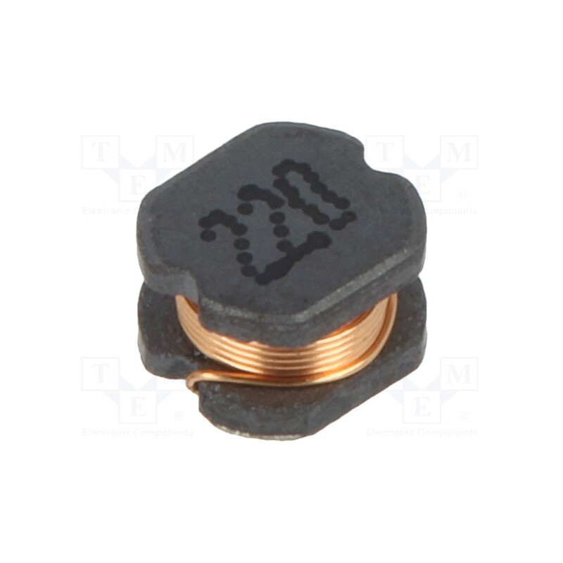 10 pcs : TCK-130 - Inductor: wire, SMD, 22uH, 55mΩ, -40÷125°C, ±15%, 3x3.5x2mm, 580mA
