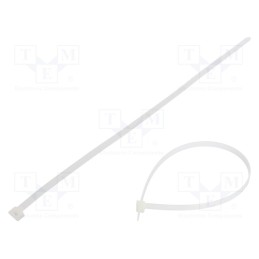 200 pcs : FIX-S-9.0X450/N - Cable tie, L: 450mm, W: 9mm, polyamide, 778N, natural, Ømax: 130mm