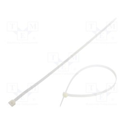 200 pcs : FIX-S-9.0X500/N - Cable tie, L: 500mm, W: 9mm, polyamide, 778N, natural, Ømax: 150mm