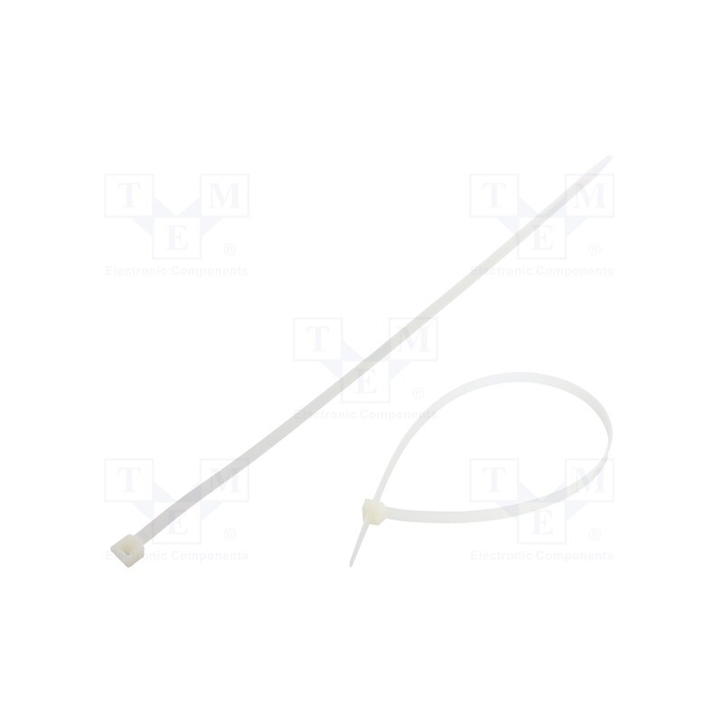 200 pcs : FIX-S-9.0X500/N - Cable tie, L: 500mm, W: 9mm, polyamide, 778N, natural, Ømax: 150mm