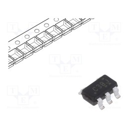 10 pcs : SN74LVC1G38DBVT - IC: digital, NAND, Ch: 1, IN: 2, CMOS, SMD, SOT23-5, 1.65÷5.5VDC, 10uA