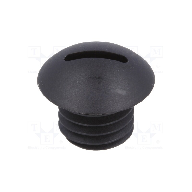 20 pcs : FIX-SPMA-10B - Stopper, M10, 1.5, polyamide, black, 8.5mm