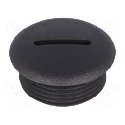 20 pcs : FIX-SPMA-25B - Stopper, M25, 1.5, polyamide, black, 11mm