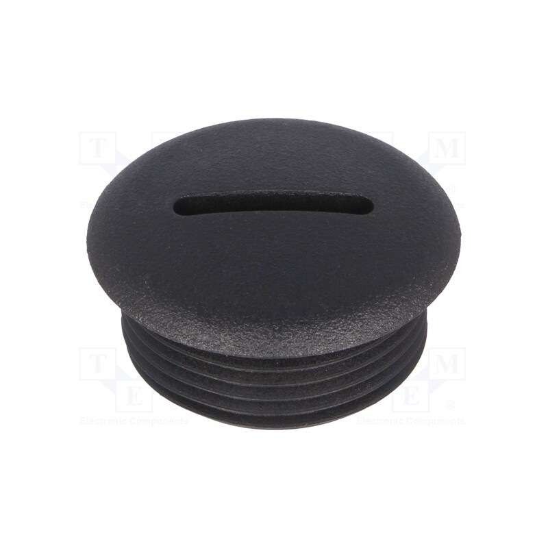 20 pcs : FIX-SPMA-25B - Stopper, M25, 1.5, polyamide, black, 11mm