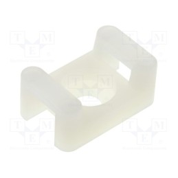 50 pcs : FIX-TH-2 - Holder, screw, polyamide, natural, Tie width: 5mm, Ht: 6.6mm