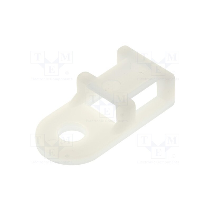 50 pcs : FIX-TH-3 - Holder, screw, polyamide, natural, Tie width: 5.5mm, Ht: 4.8mm