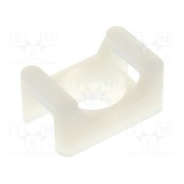 50 pcs : FIX-TM-2S8 - Holder, screw, polyamide, natural, Tie width: 5.6mm, Ht: 7.2mm
