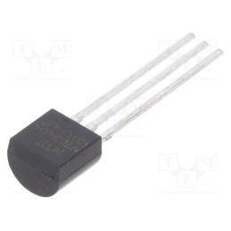 10 pcs : NTE5404 - Thyristor, 200V, Ifmax: 0.8A, Igt: 0.2mA, TO92, THT, Ifsm: 8A