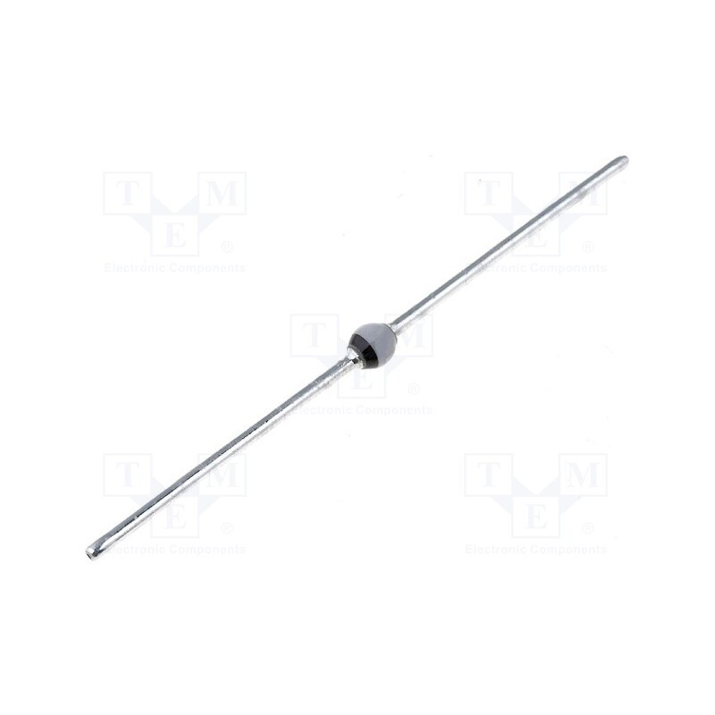 10 pcs : BYW76-TAP - Diode: rectifying, THT, 600V, 3A, , Ifsm: 100A, SOD64, 200ns