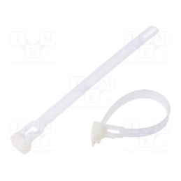 200 pcs : FIX-TR-7.2X125/N - Cable tie, multi use, L: 125mm, W: 7.2mm, polyamide, 222N, natural