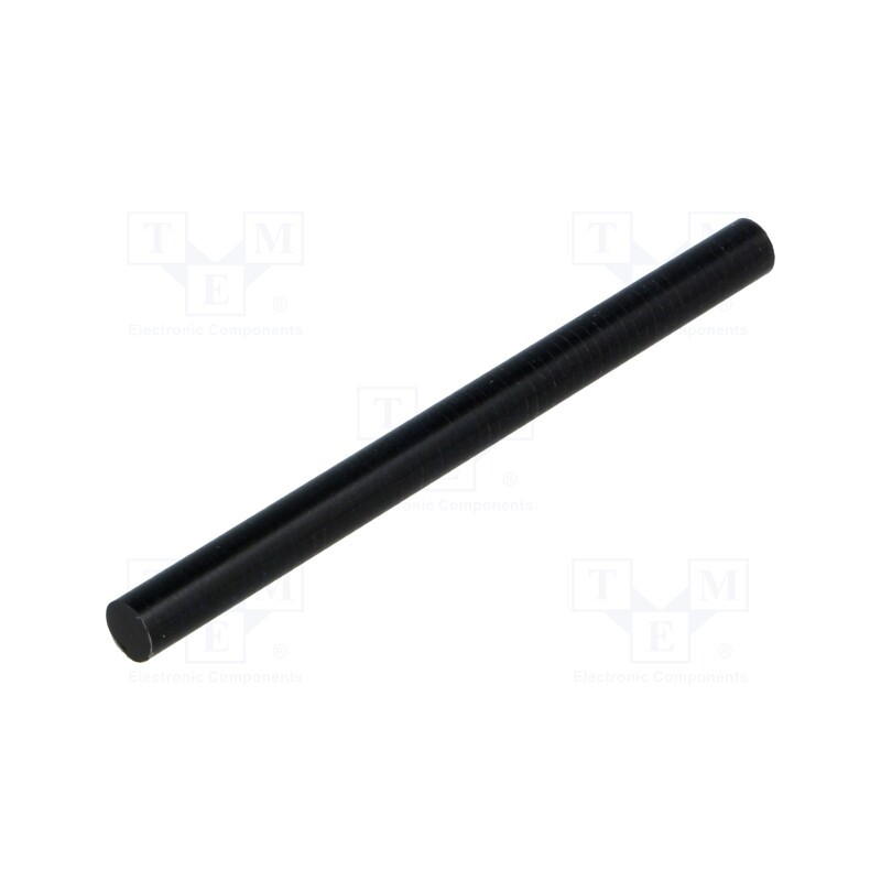 10 pcs : 724.21 - Adapter, thermoplastic, Øshaft: 6mm, Shaft len: 80mm, black