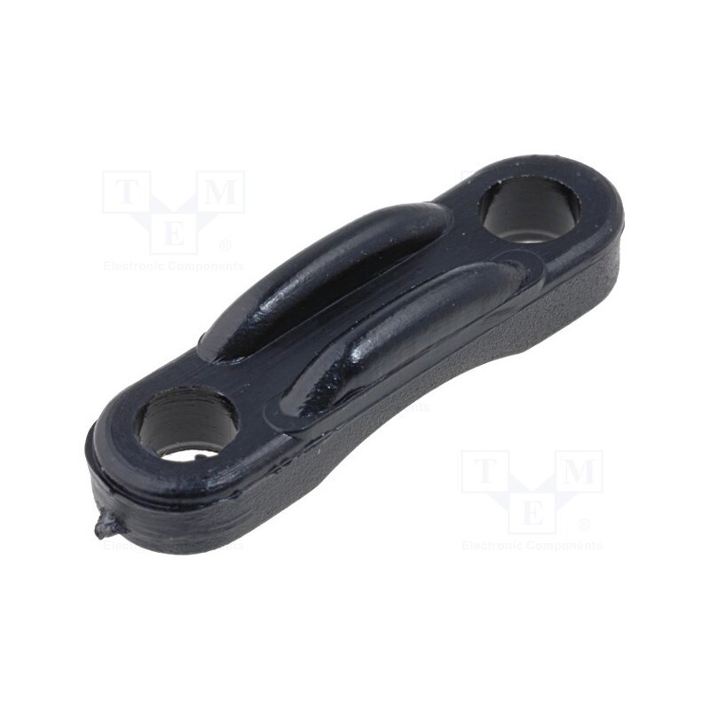 50 pcs : KZ0440 - Cable tie mounts, polyamide, Ømount.hole: 3.2mm, W: 5.5mm, L: 20mm