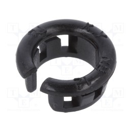 50 pcs : NB-12 - Grommet, polyamide, black, max.1.6mm